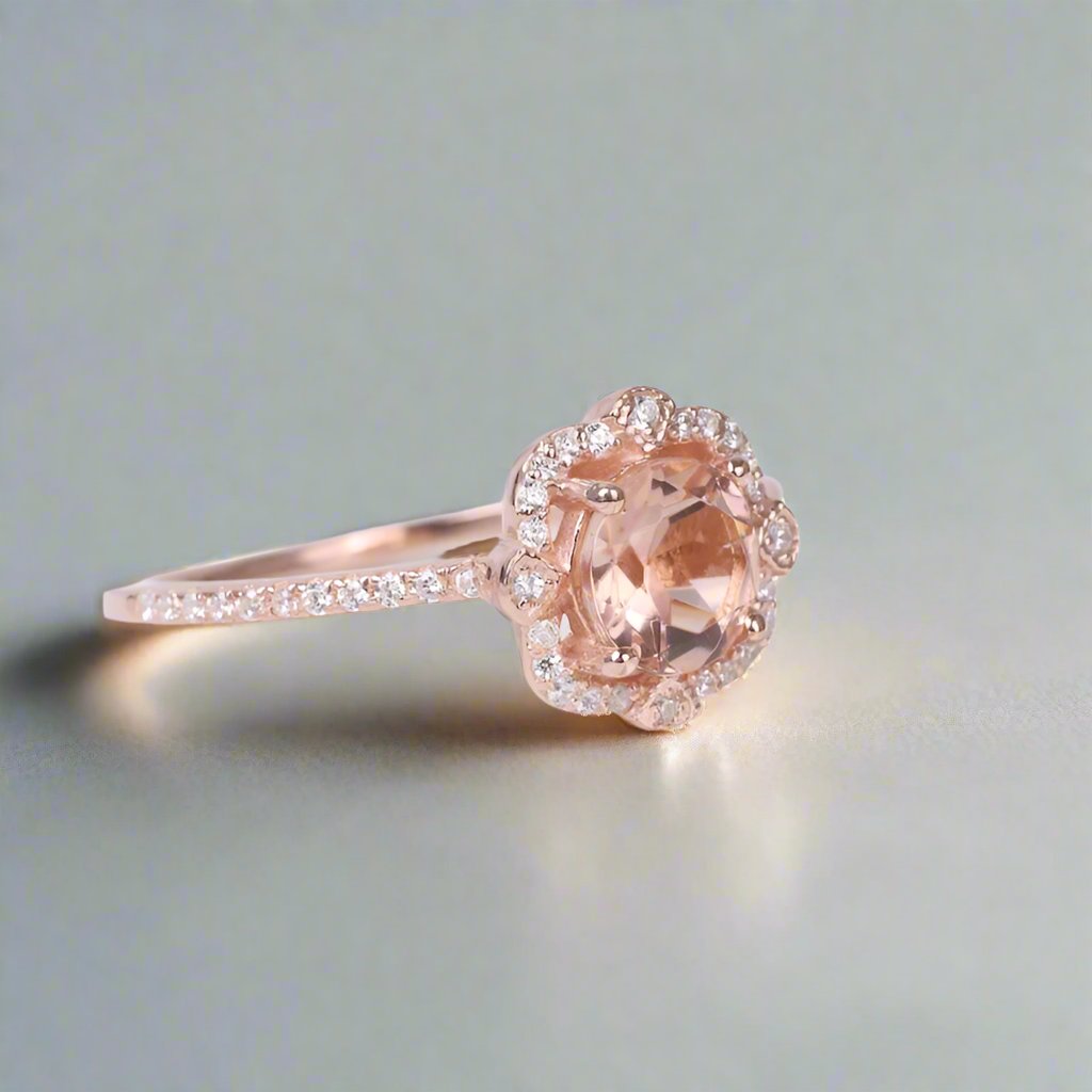 Peach Blossom Ring