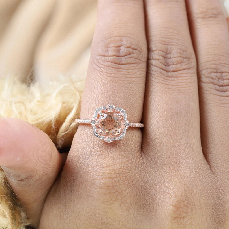 Peach Blossom Ring