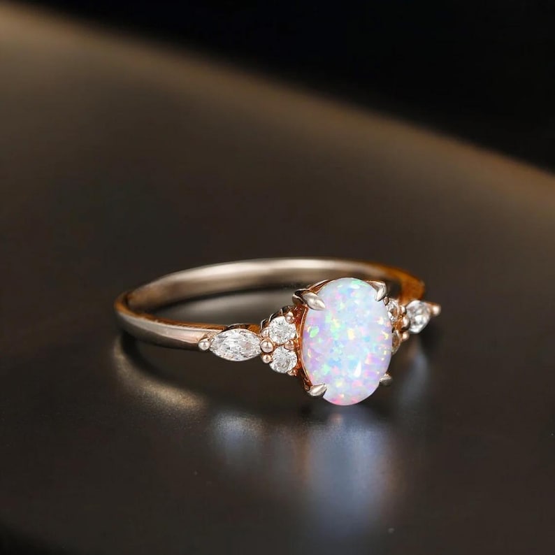 Opal Triad ring