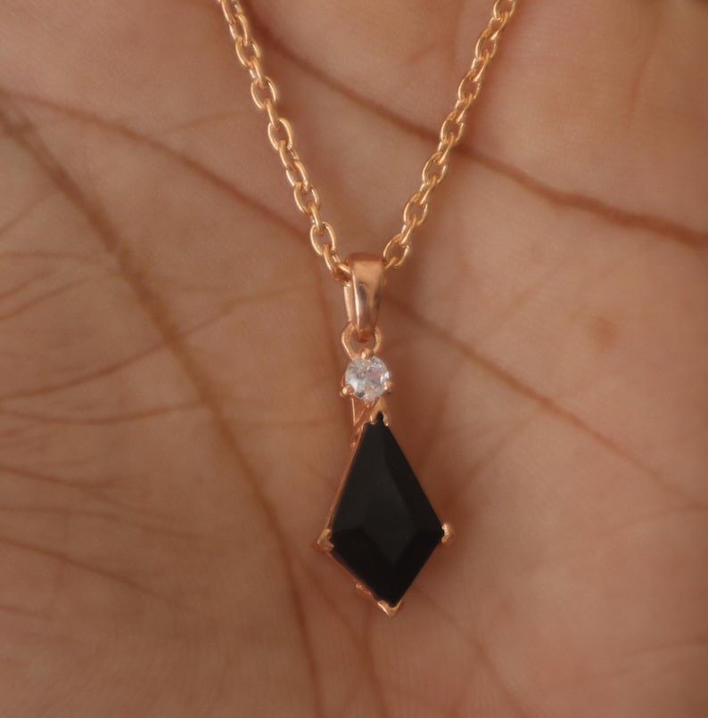 Delta Black Onyx Pendent