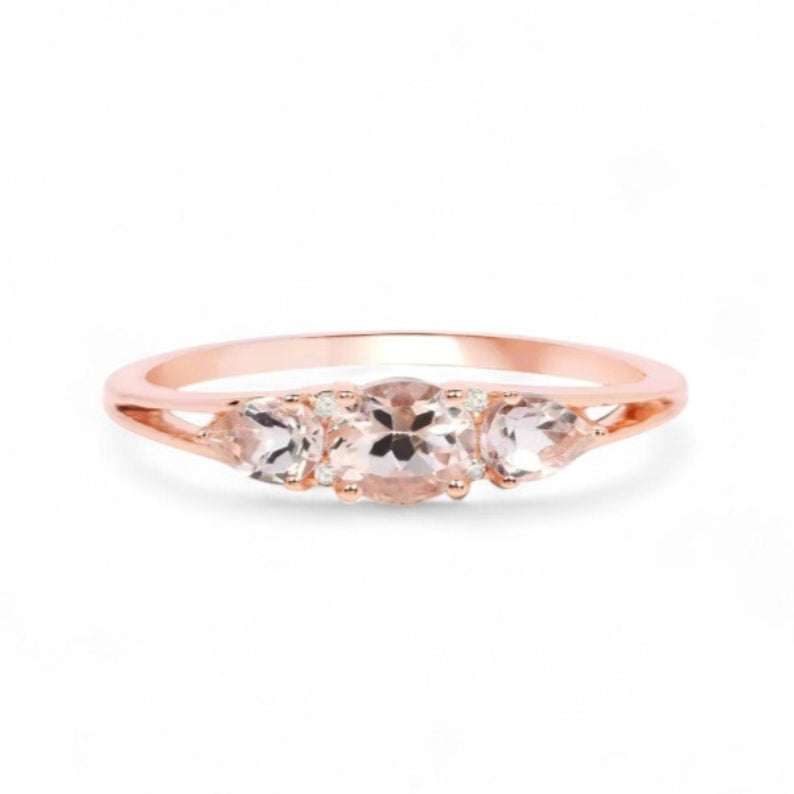 Morganite Wisp Band - djoyr