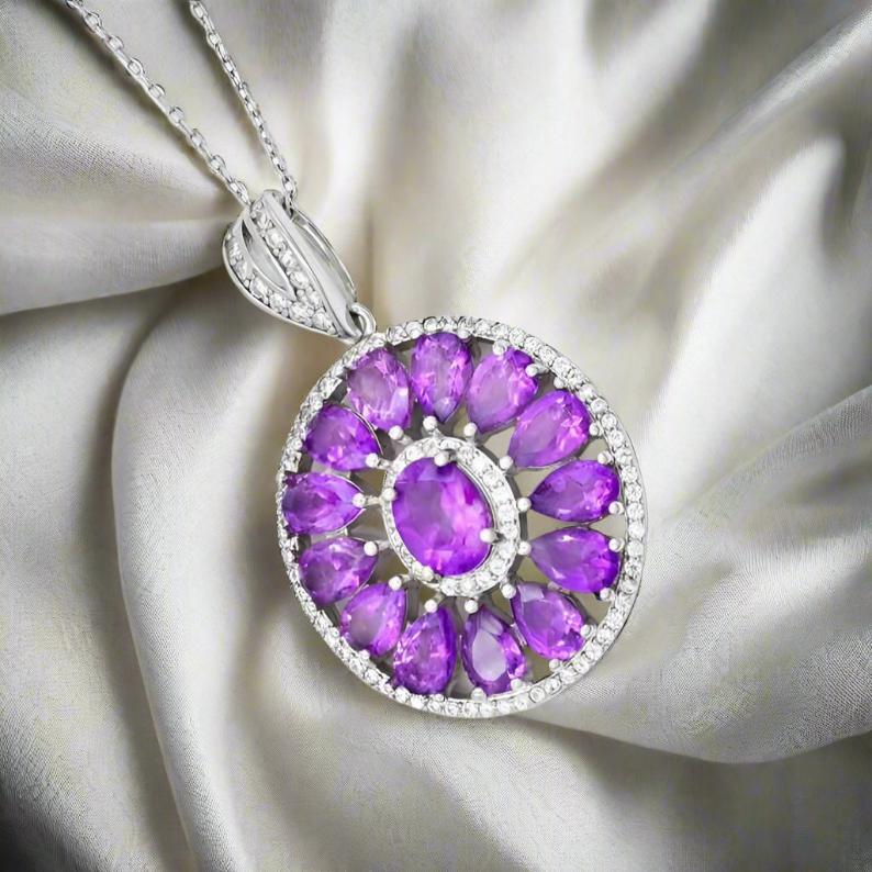 Amethyst Accretion Pendent - djoyr