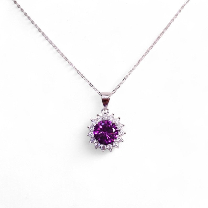 Amethyst Daystar Pendent - djoyr