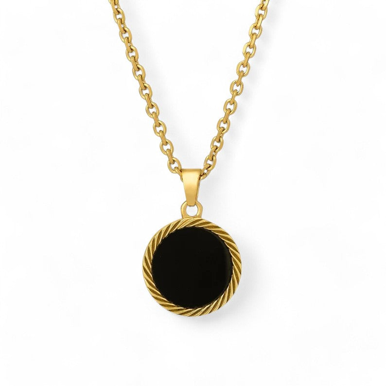 Black Onyx Anadem Pendent - djoyr