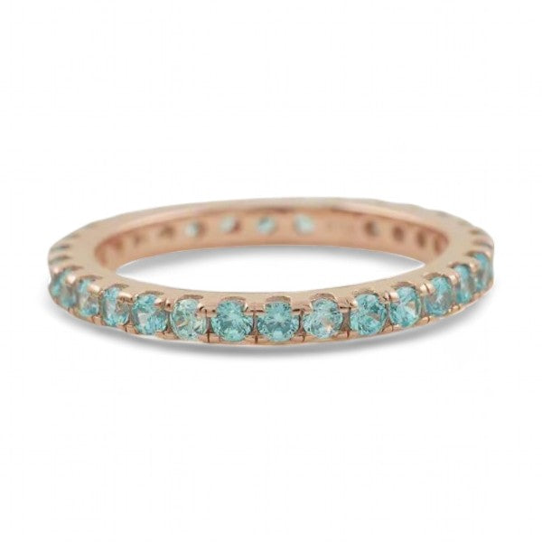 Aquamarine Eternity Sire Band - djoyr