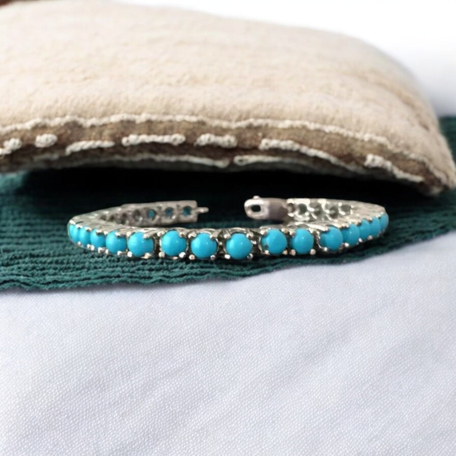 Sleeping Beauty Turquoise Tennis Bracelet - djoyr