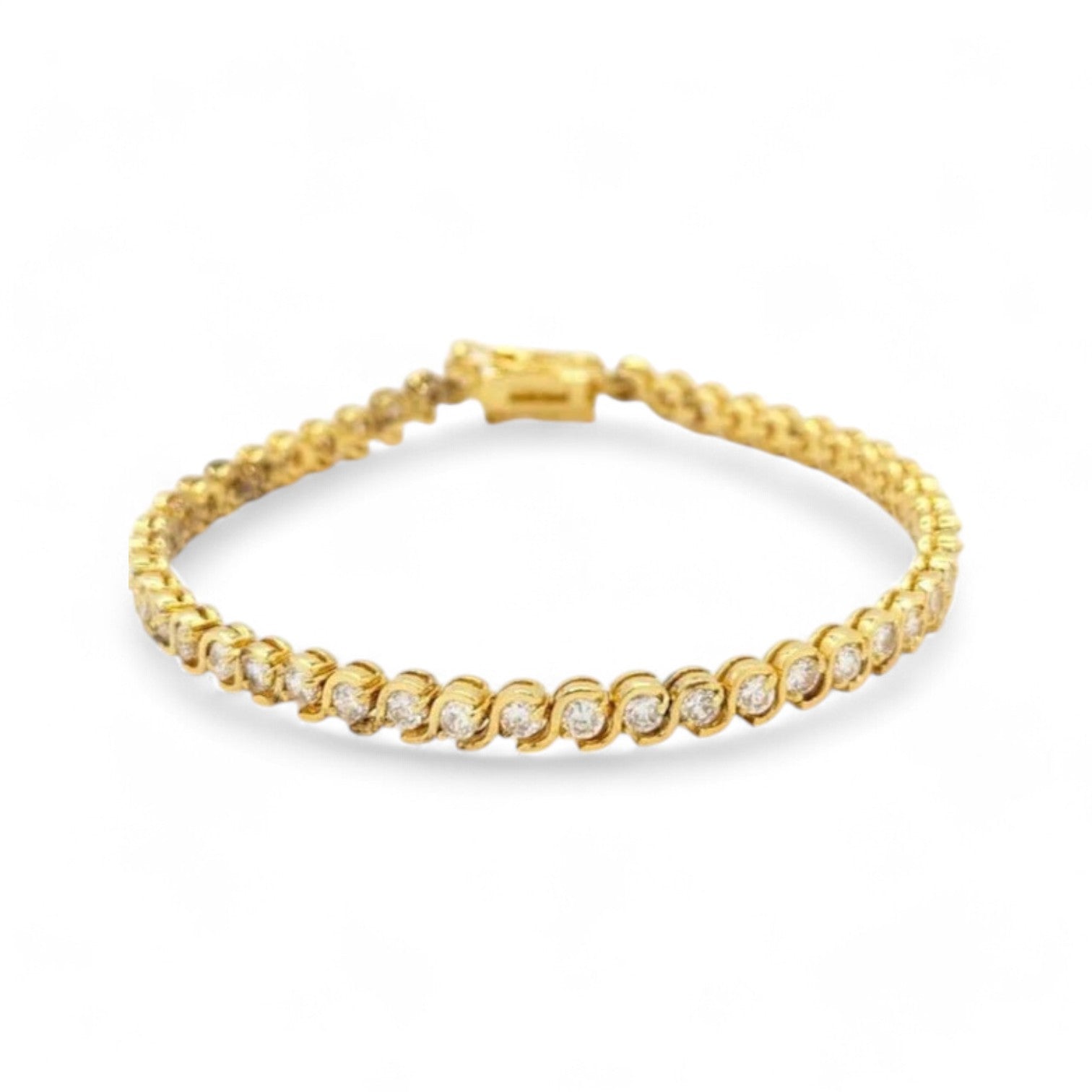 Moissanite Tennis Ogee Bracelet - djoyr