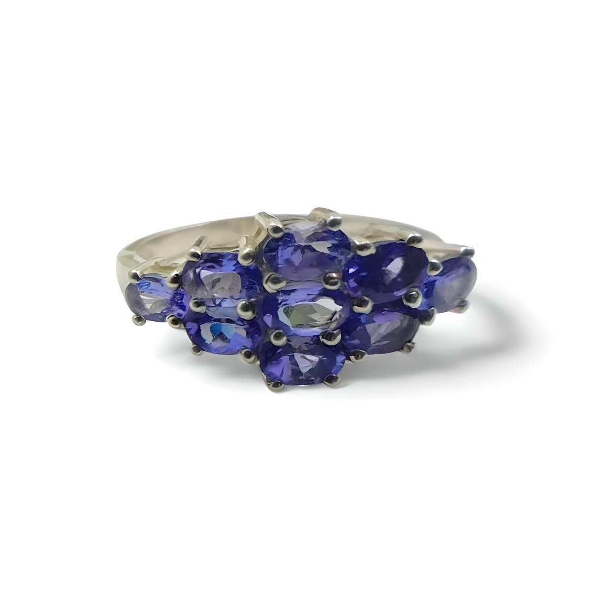 Tanzanite Omega Centauri Cluster Ring - djoyr