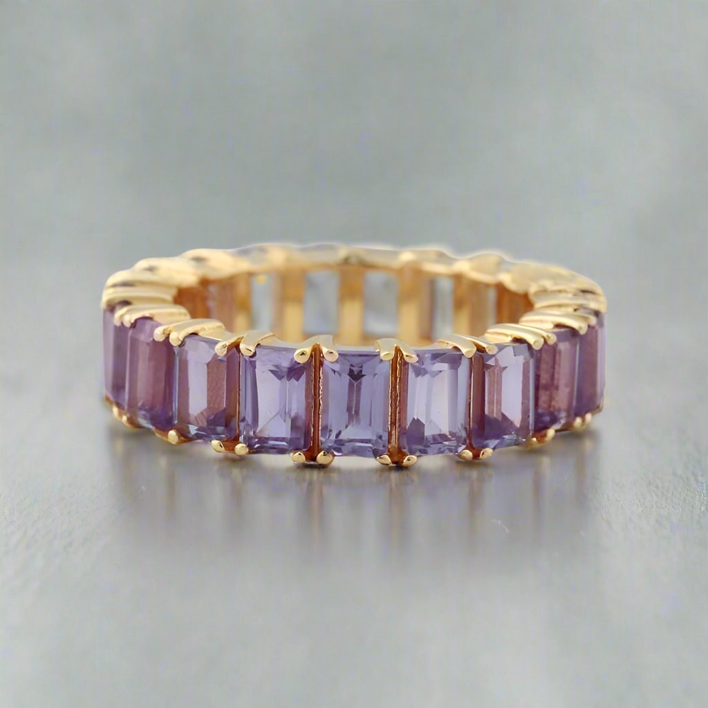 Tanzanite Eternity band