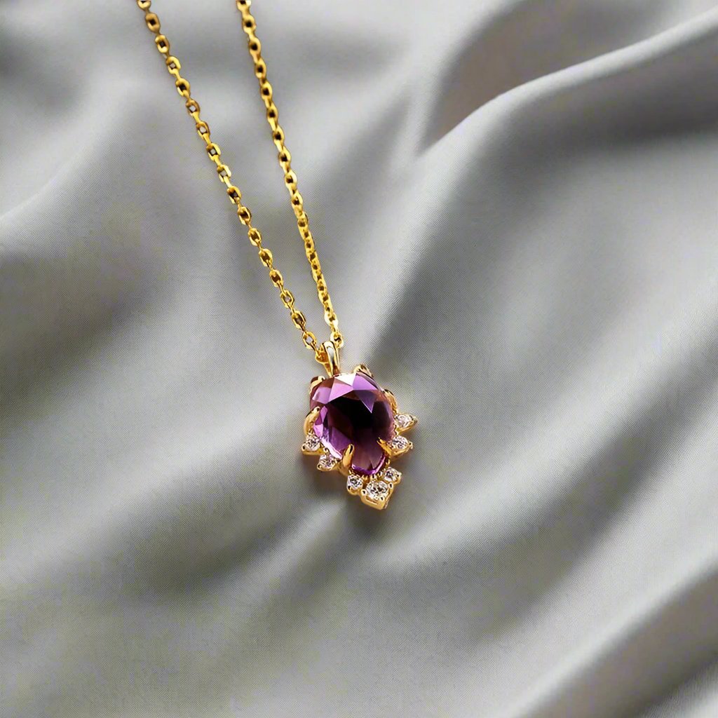 Amethyst Evenfall Necklace - djoyr