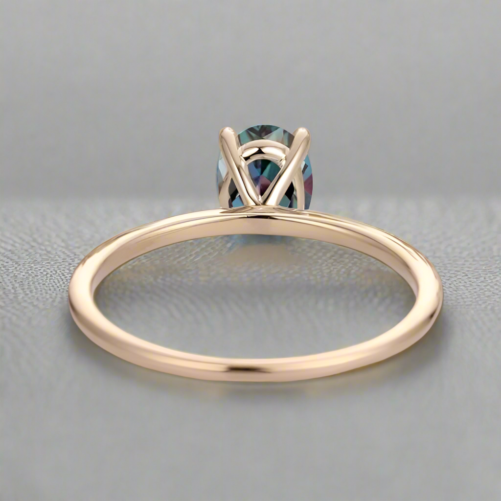 Alexandrite Oval Cut Ring