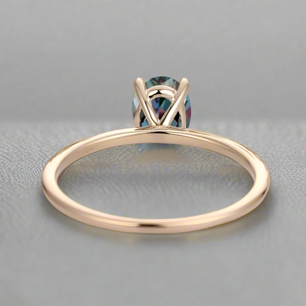Alexandrite Oval Cut Ring - djoyr