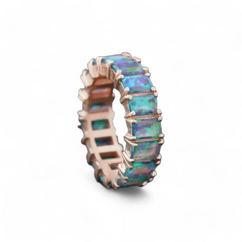 Opal Eternity band