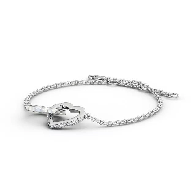 Heart Lab-Grown Diamond Bracelet