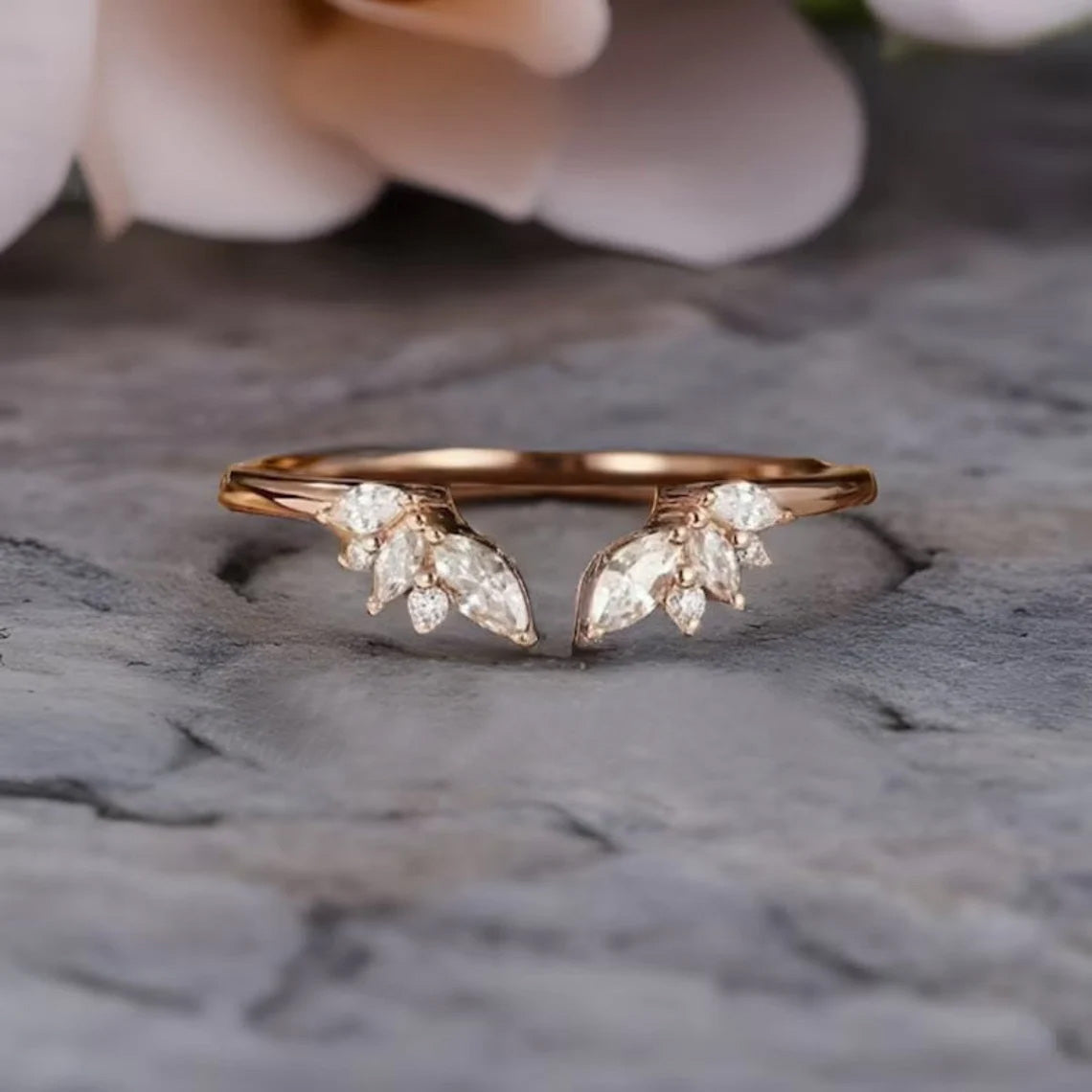 Nebula Rose Gold Vermeil ring