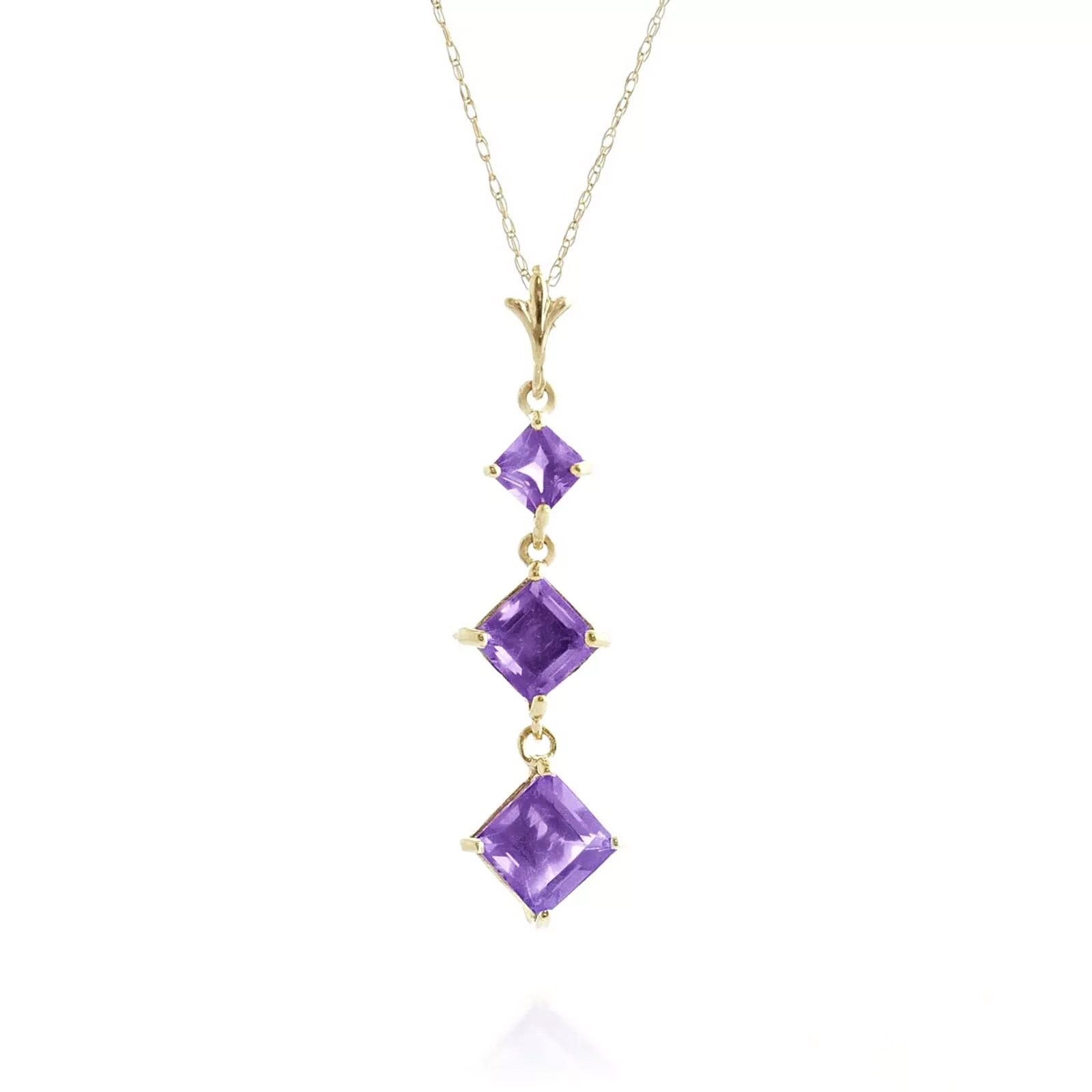 Amethyst Cleo Necklace - djoyr